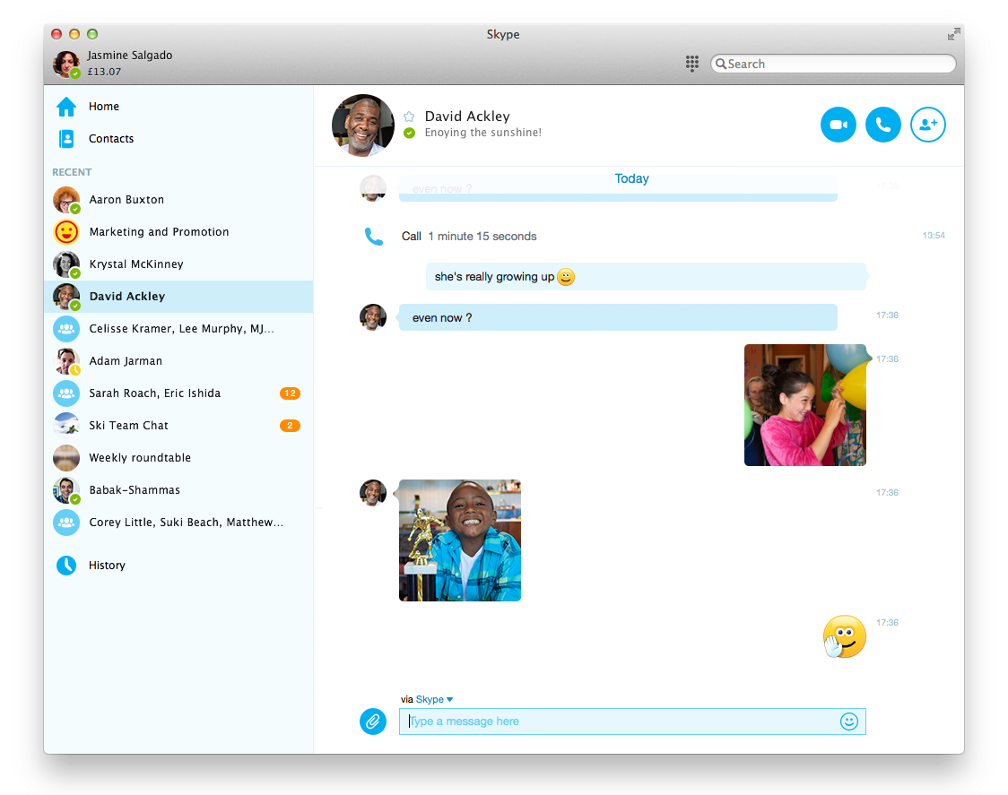skype for business application mac